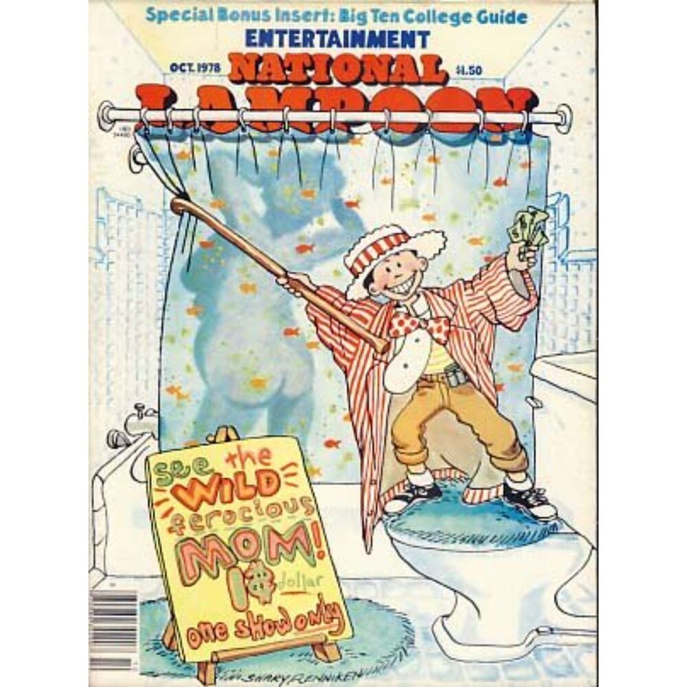 National Lampoon Magazine October 1978 Wild ferocious mom
